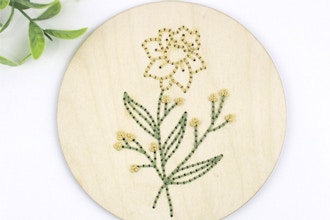 NYC: Botanical Wood Embroidery (Materials Included)